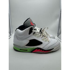 Nike Air Jordan‎ 5 Poison Green size 13 136027-115 OG V Retro Fire Red